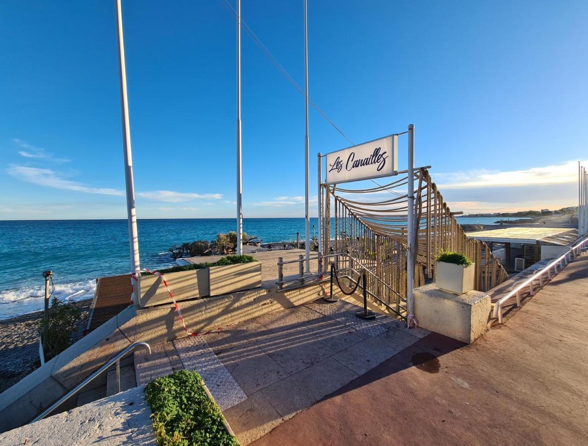 Studio Grande Terrasse A 5 Min De La Mer ニース エクステリア 写真